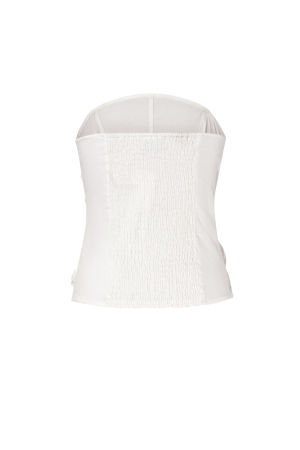 Coton Tissé Haut En Jean Femme Élégant Couleur Unie Printemps/Été h5 Image3