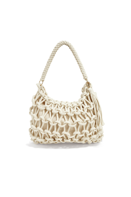 Sacs de plage unis en coton pour les vacances/accessoires de plage