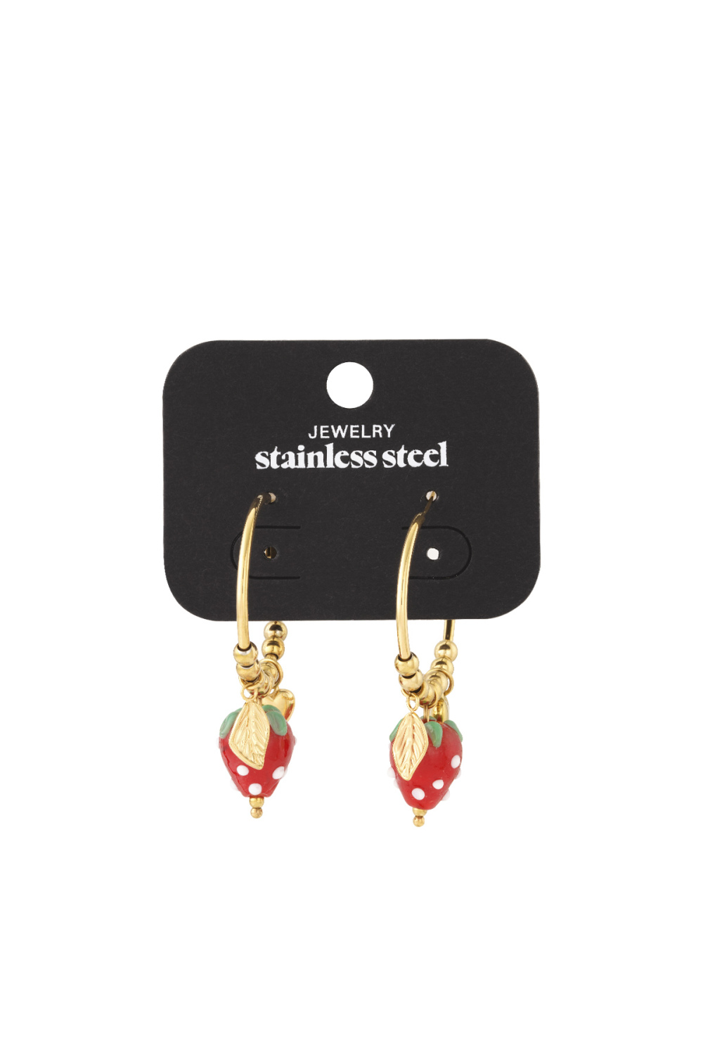 Boucles D'Oreilles Douceur Fraise Image4