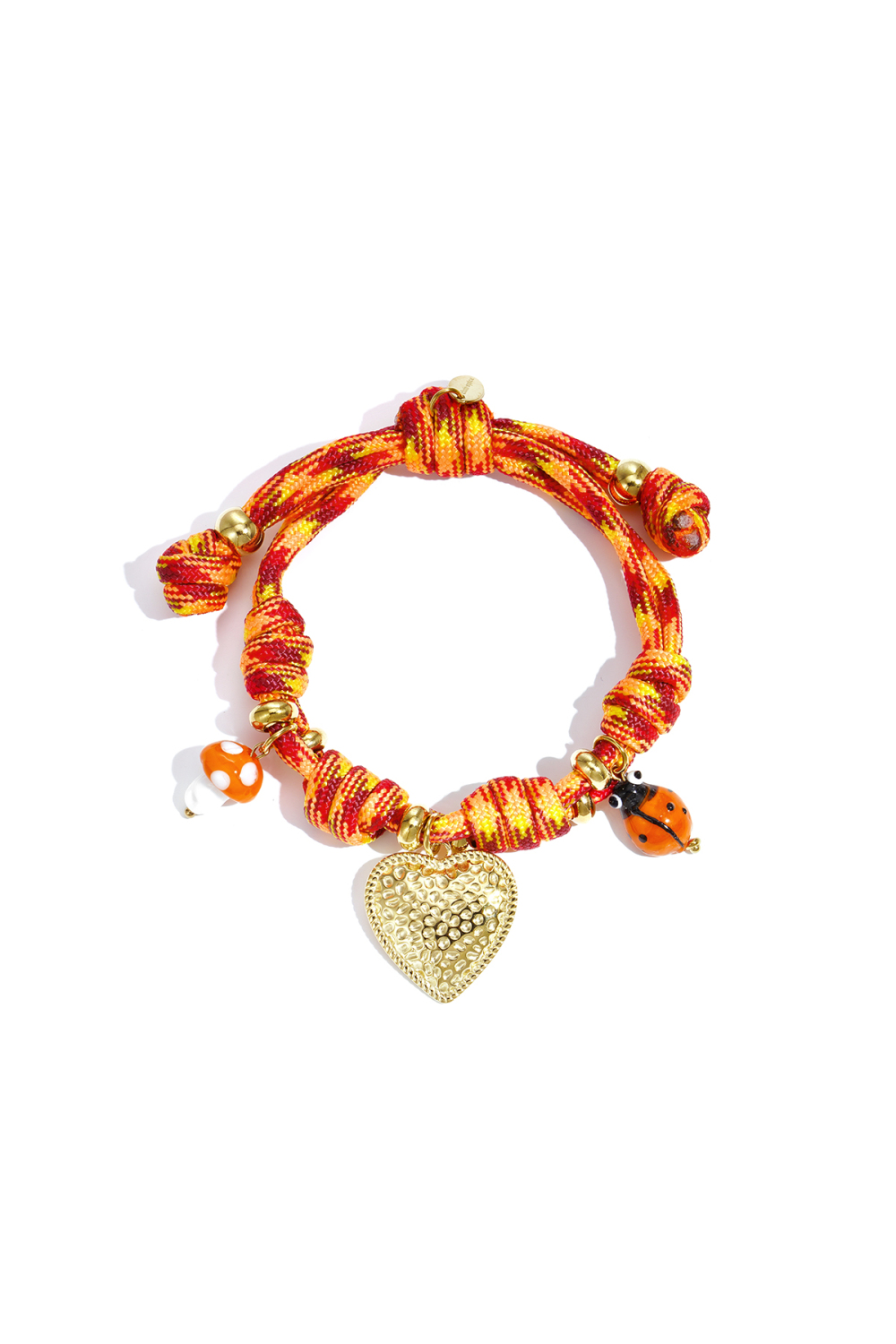 Bracelets À Breloques En Corde, Style Cœur, Collection Romantique Décontractée Pour Le Quotidien, Bijoux Pour Femmes 