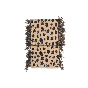 Écharpe D'Hiver En Laine À Pompons Imprimé Léopard Pour Femme, 1 Pièce h5 Image4
