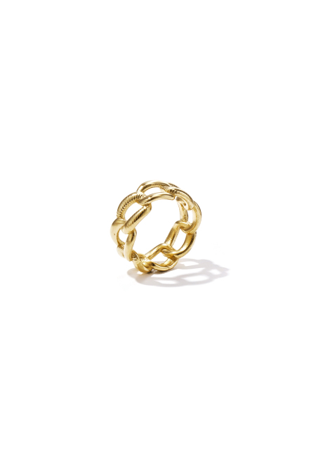Bague à gros maillons