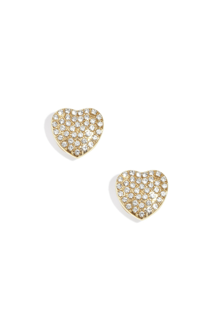 Boutons de manchette en alliage, motif cœur, collection décontractée et simple pour femme