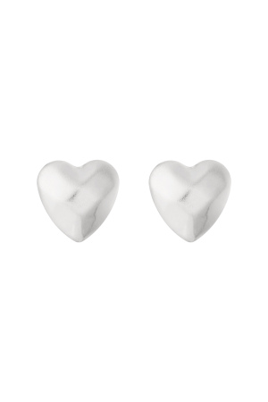 Boucles D'Oreilles À Tige En Forme De Cœur h5 Image2
