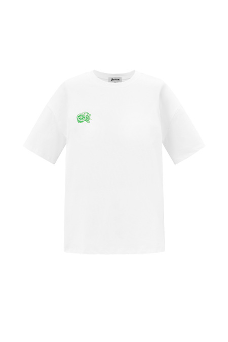 T-shirt Femme Tricoté Casual Botanique 2