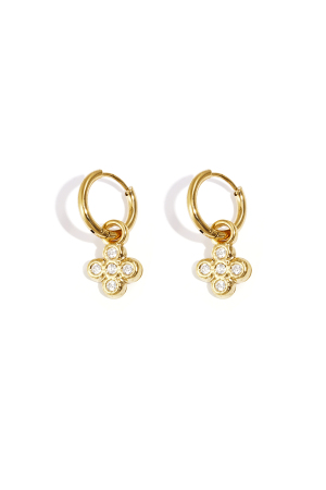 Boucles D'oreilles Classe Trèfle h5 