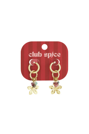 Boucles D'Oreilles Pendantes Fleur Casual Daily Simple Série Bijoux Pour Femmes h5 Image5