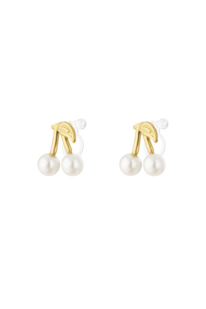 Boucles D'Oreilles À Clip Cerise h5