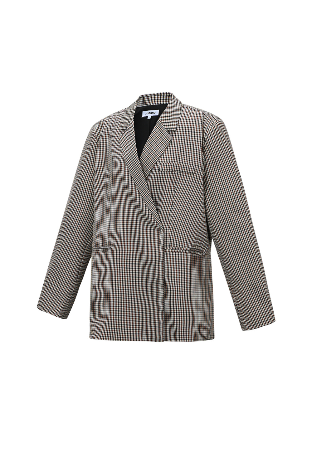 Blazer À Carreaux Oversize (Pack With Plastic Bag) h5Image2