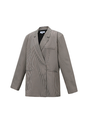 Blazer À Carreaux Oversize (Pack With Plastic Bag) h5 Image2