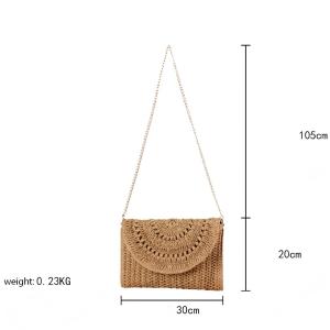 Sacs De Plage Quotidiens En Papier Tissé Pour Femmes h5 Image5