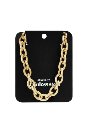 Colliers À Chaîne En Acier Inoxydable, Collection Simple Daily Simple, Bijoux Pour Femmes h5 Image4