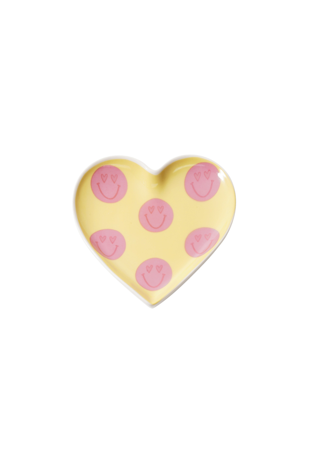 Plateau À Bijoux En Forme De Cœur Avec Smileys 