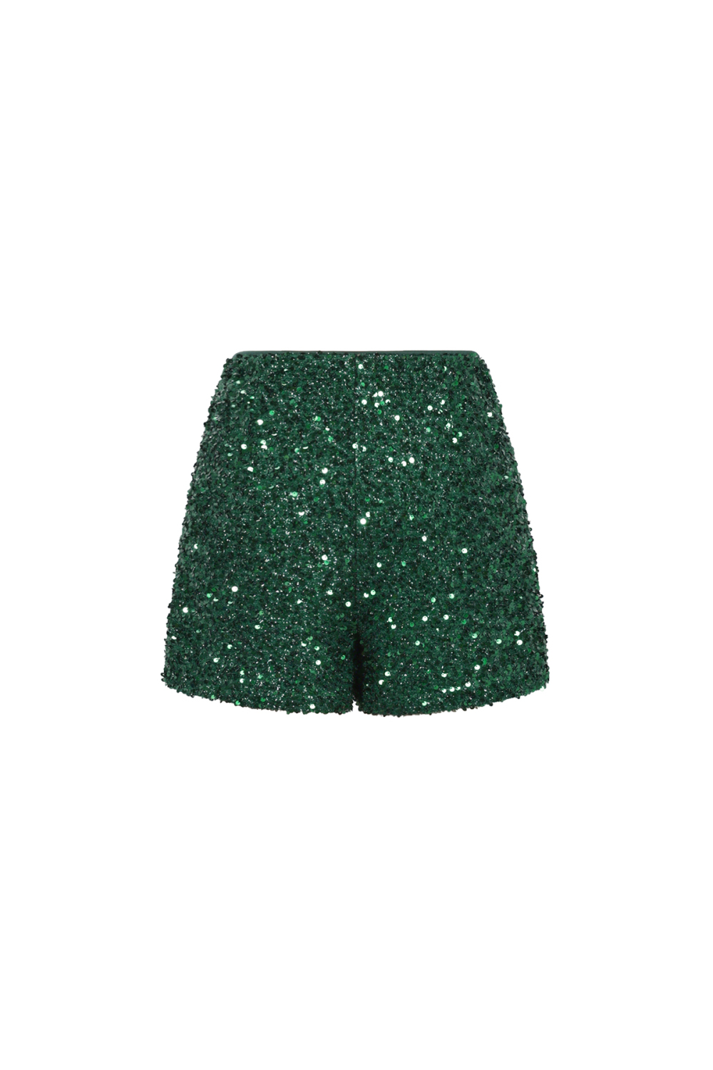 Tissu En Fibre De Polyester Femme Jupe Mini Élégante Paillettes Ensemble 2 Pièces h5Image3