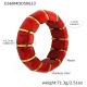 E660-Bracelet élastique rouge 20cm Image4