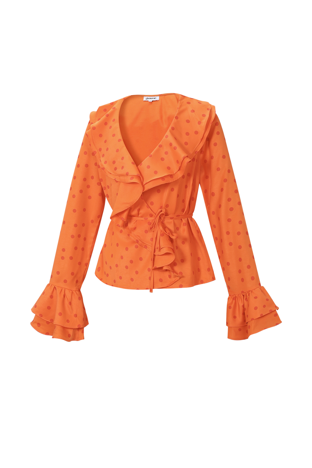 Blouse À Volants À Pois Image2
