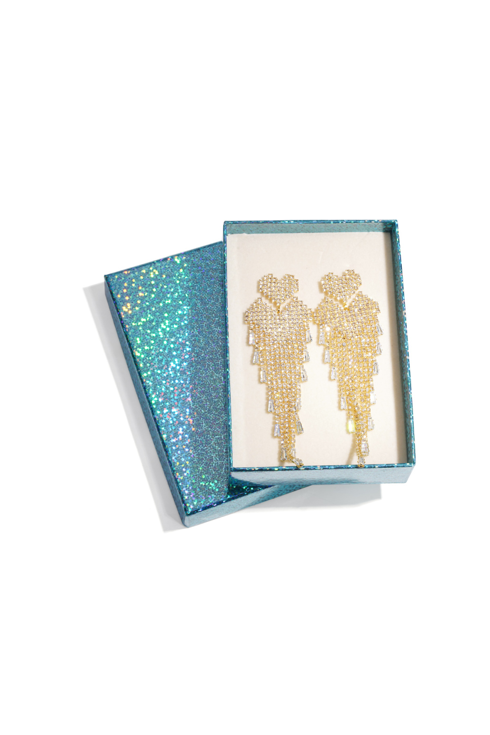Boucles D'Oreilles Pendantes En Cuivre, Série Cœur, Décontractée, Simple Et Quotidienne, Bijoux Pour Femmes h5Image2