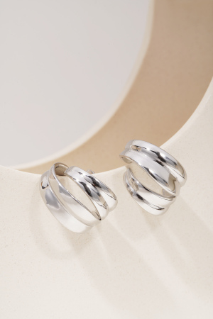 Boucles D'Oreilles À Boucle Polie h5 Image5
