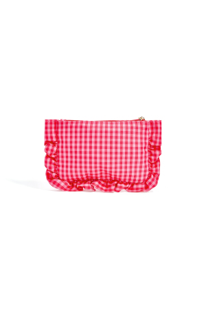 Trousses À Maquillage À Carreaux En Polyester Doux, Accessoires Du Quotidien h5 Image5