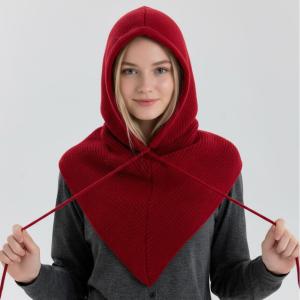 Écharpe D'Hiver Polyvalente En Polyester À Rayures Pour Femme, 1 Pièce h5 Image3