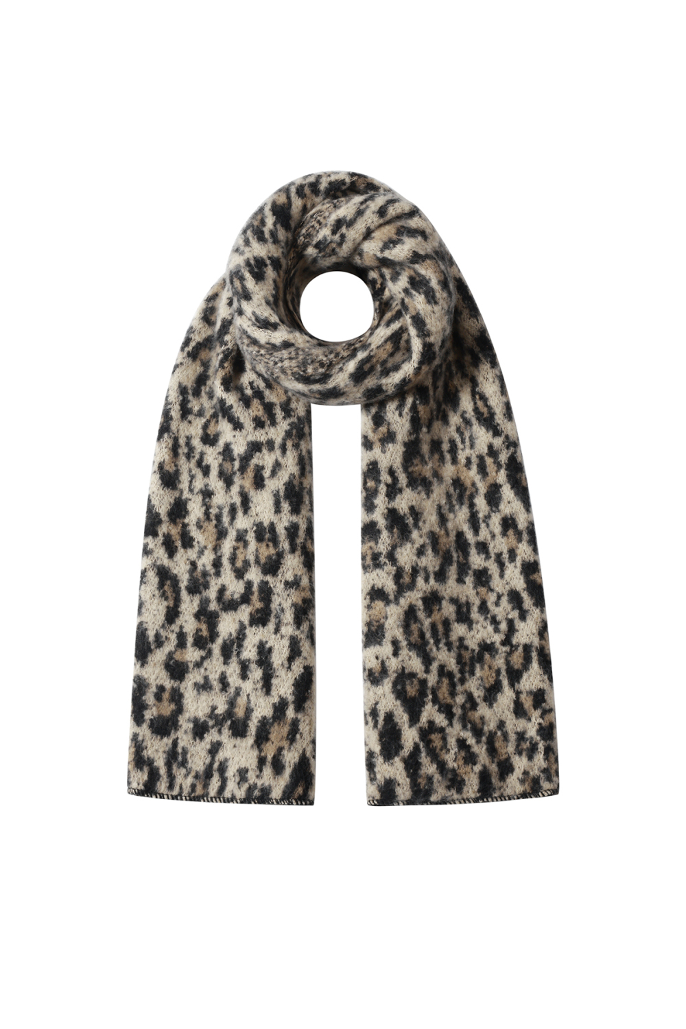 Écharpes D'Hiver Imprimé Léopard Décontracté Polyester Accessoires Quotidiens h5Image4