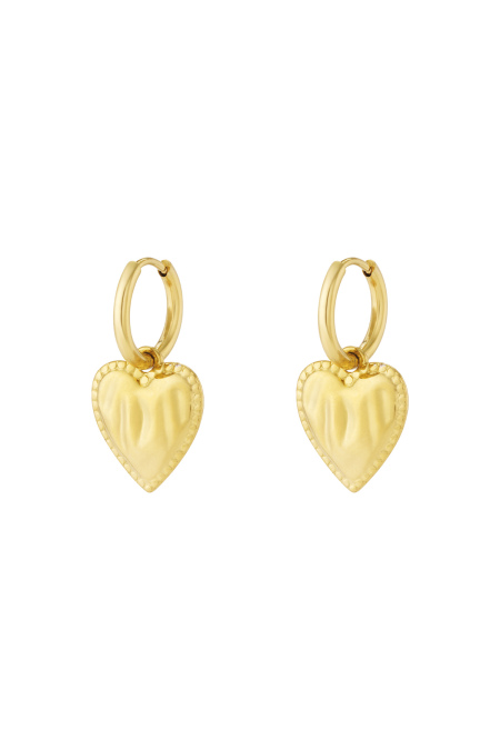Boucles d'oreilles coeur basiques