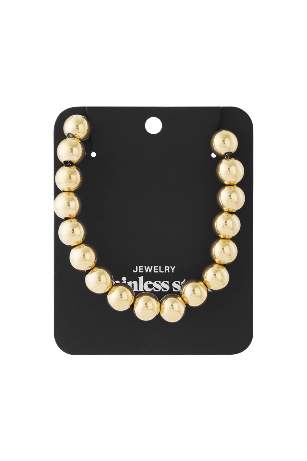 Collier De Perles Creuses - 12 Mm h5Image4