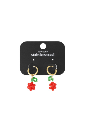 Boucles D'Oreilles Pendantes En Acier Inoxydable Pour Femme, Style Décontracté Et Quotidien h5 Image4
