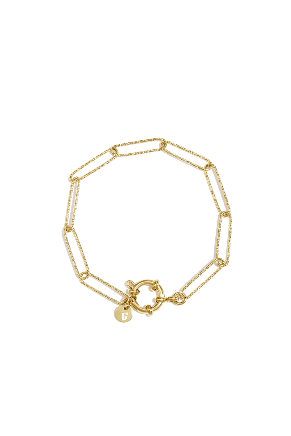 Bracelet Avec Fermoir Avant Et Maillons Longs