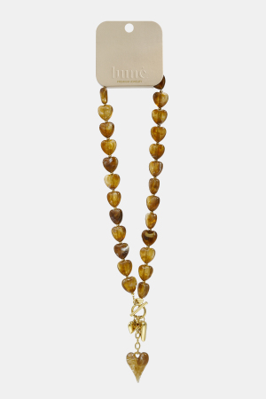 Collier De Perles Avec Breloques En Forme De Cœur h5 Image6