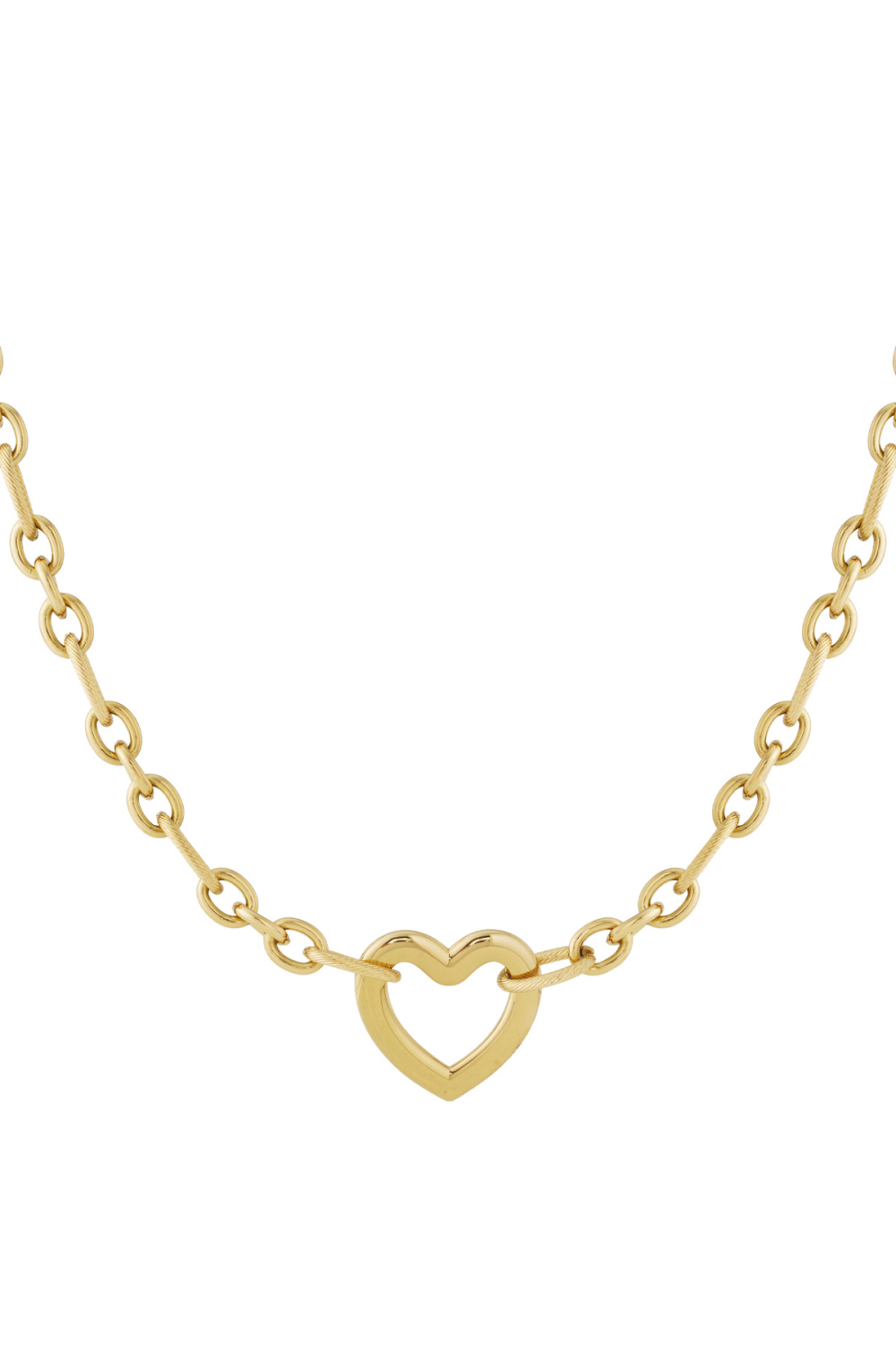 Collier Chaîne De Coeurs 