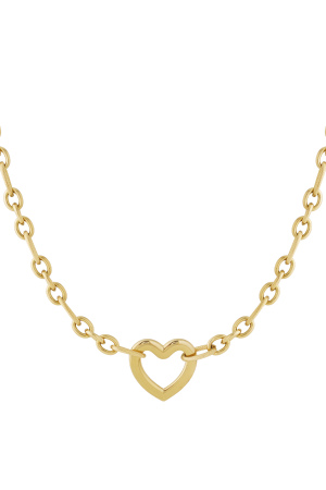 Collier Chaîne De Coeurs h5 