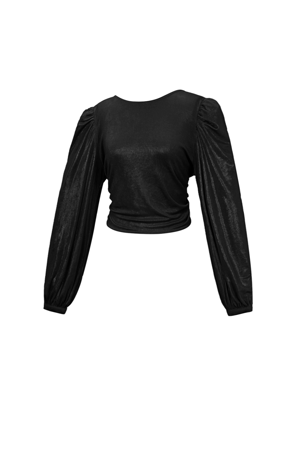 Pull En Fibre De Polyester Tricoté Haut À Manches Longues Pour Femme Sexy Couleur Unie Image3