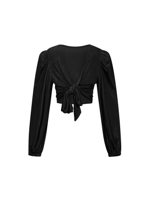 Pull En Fibre De Polyester Tricoté Haut À Manches Longues Pour Femme Sexy Couleur Unie h5 Image4
