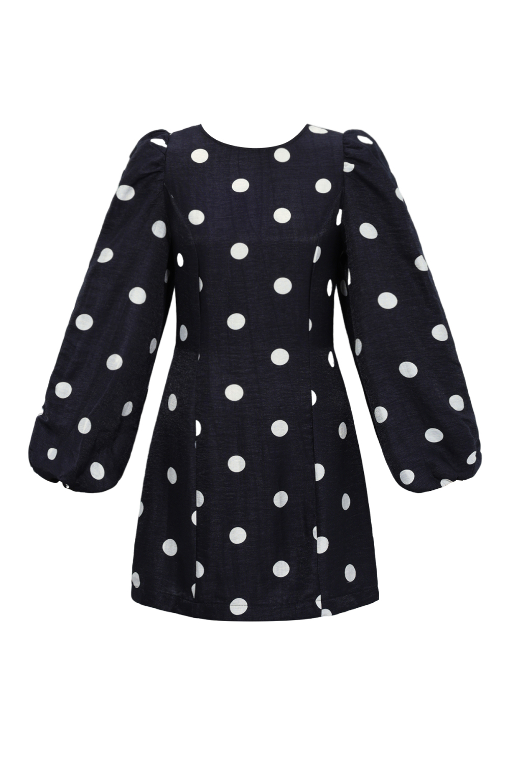 Tissu Polyester Fibre Robe Mini Femme Élégante Points 