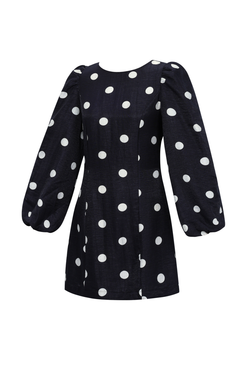 Tissu Polyester Fibre Robe Mini Femme Élégante Points Image2