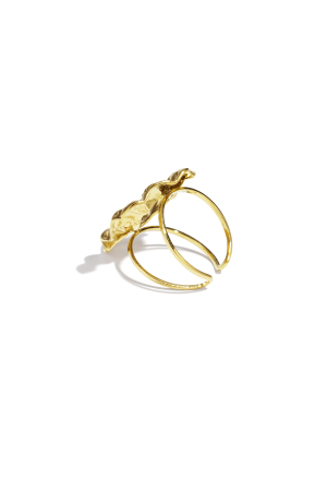 Bagues De Déclaration En Acier Inoxydable De Forme Irrégulière, Série Décontractée, Simple Et Quotidienne, Bijoux Pour Femmes h5 Image2