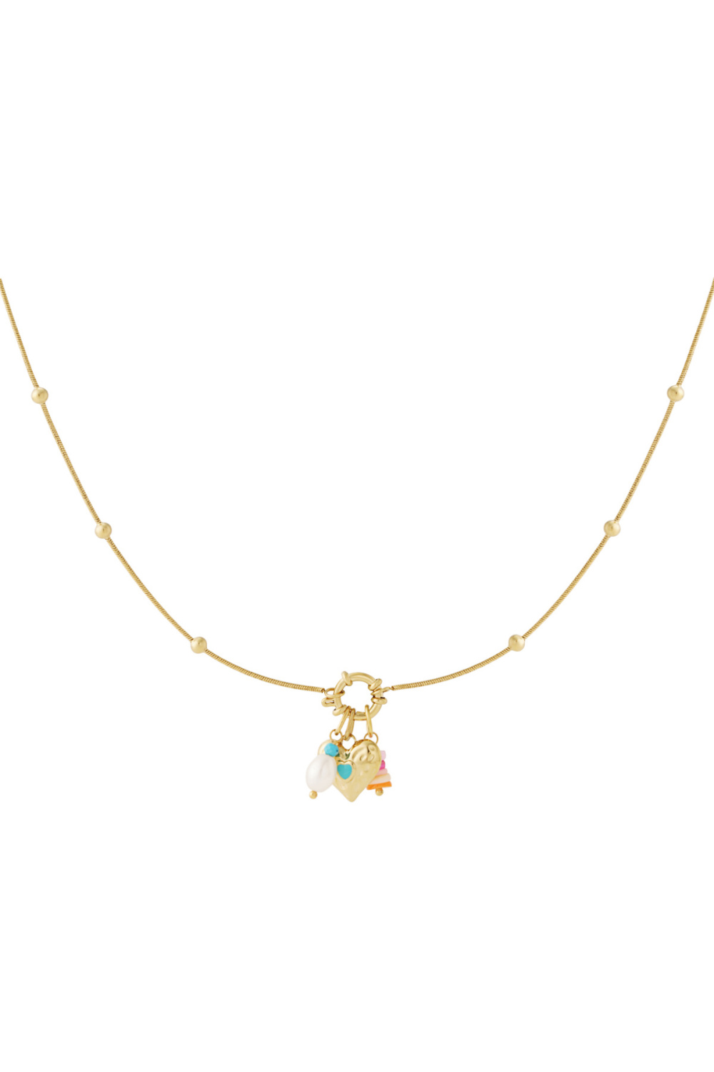 Collier Diy En Forme De Cœur Mignon Image2