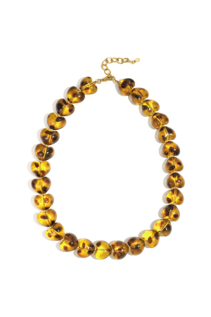 Colliers De Perles En Acrylique Imprimé Léopard Rétro Série Classique Quotidienne Bijoux Pour Femmes h5