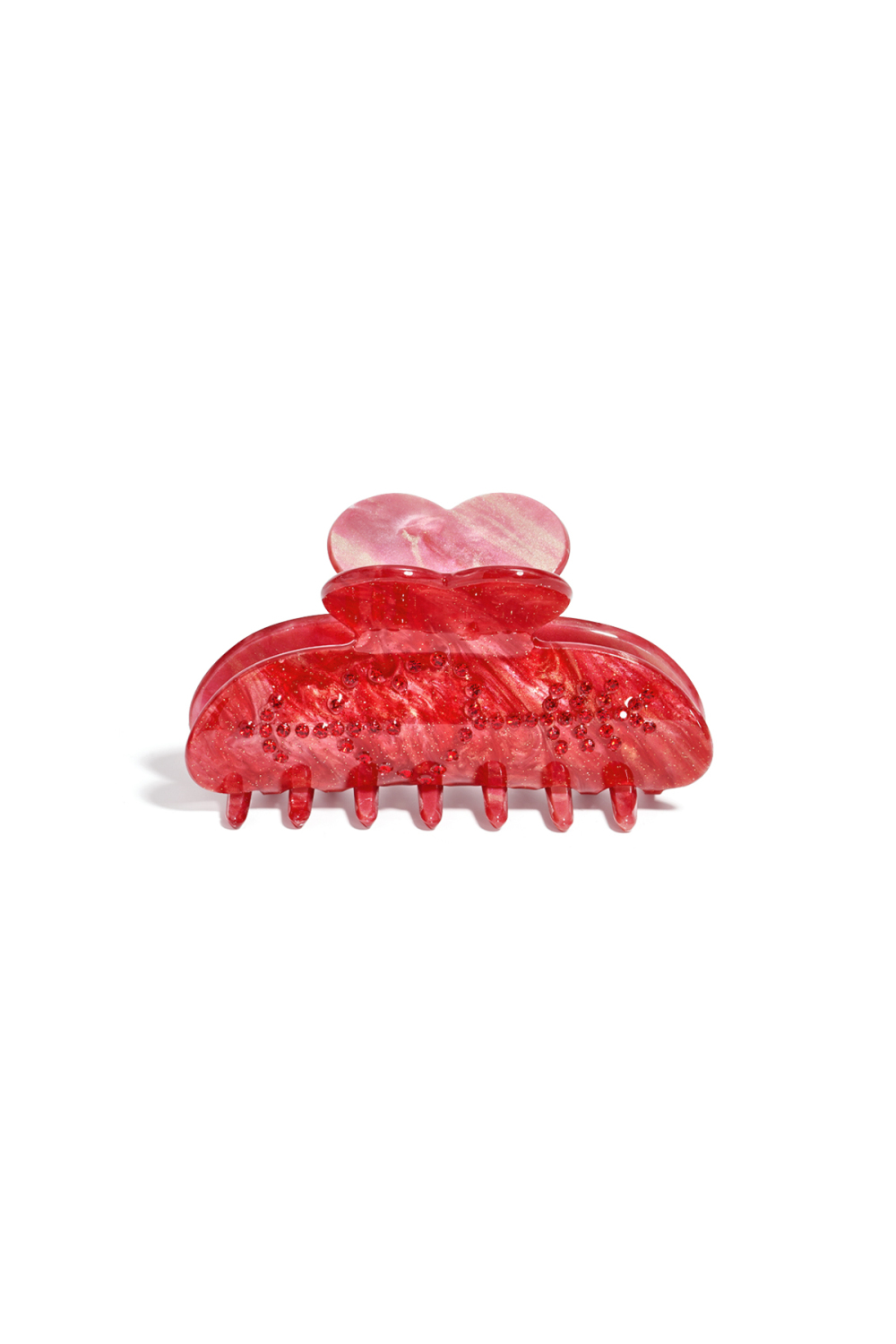 Pinces À Cheveux En Forme De Cœur, Style Décontracté, En Acétate, Accessoires Pour La Saint-Valentin Image3