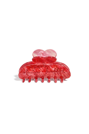 Pinces À Cheveux En Forme De Cœur, Style Décontracté, En Acétate, Accessoires Pour La Saint-Valentin h5 Image3