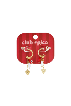 Boucles D'Oreilles Pendantes En Acier Inoxydable, Style Cœur, Style Décontracté, Simple Et Quotidien, Bijoux Pour Femmes h5 Image4