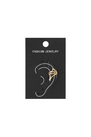 Boucles D'Oreilles Géométriques En Cuivre, Style Décontracté Et Quotidien h5 Image4