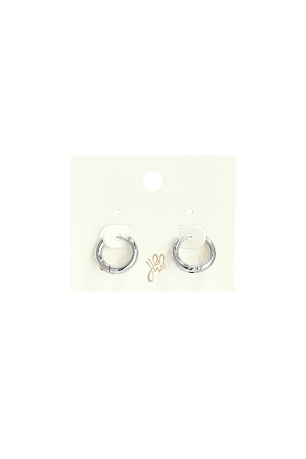 Boucles D'oreilles Créoles Basiques - Petites Acier Inoxydable Image4