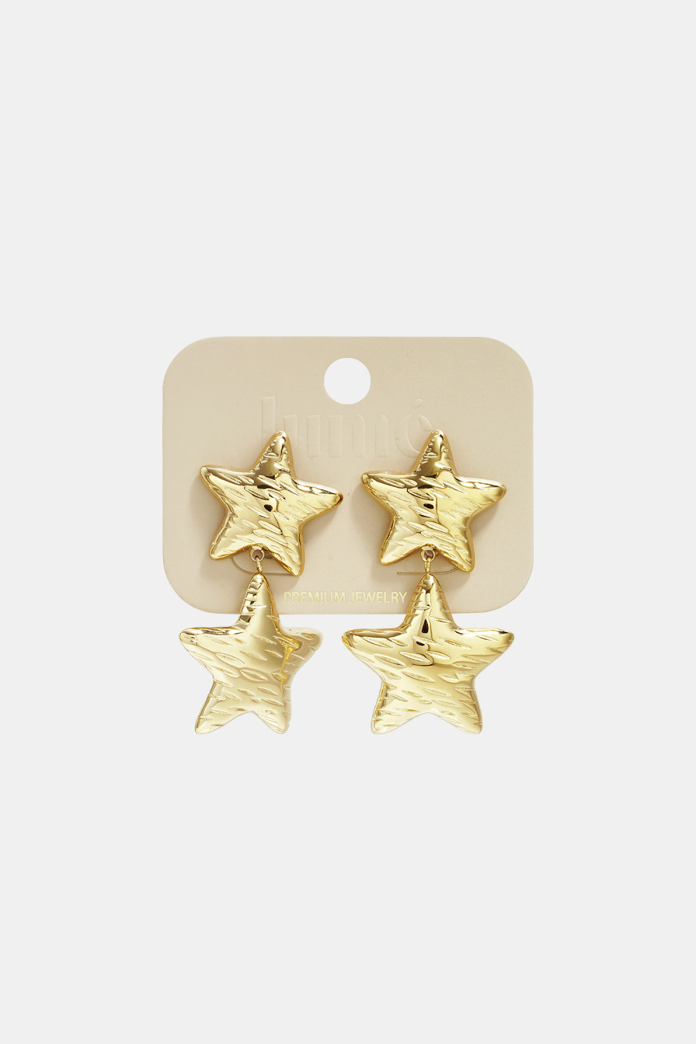 Boucles D'Oreilles Pendantes En Acier Inoxydable, Collection Étoile, Style Décontracté Et Simple Pour Femmes Image4