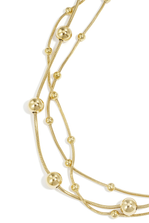Collier À Plusieurs Rangs À Pois h5 Image6