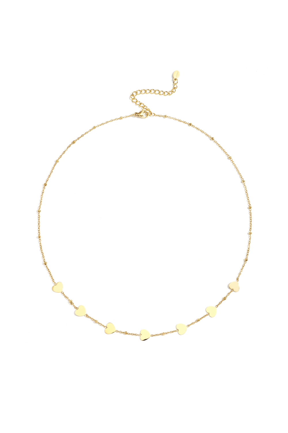 Colliers Chaîne En Acier Inoxydable, Série Cœur, Décontracté, Quotidien, Simple, Bijoux Pour Femmes
