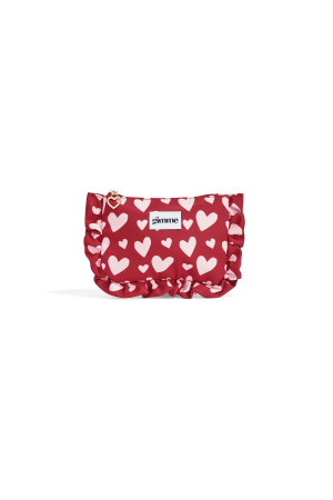 Trousses À Maquillage En Forme De Cœur, Style Décontracté, En Polyester, Accessoires Pour La Saint-Valentin h5