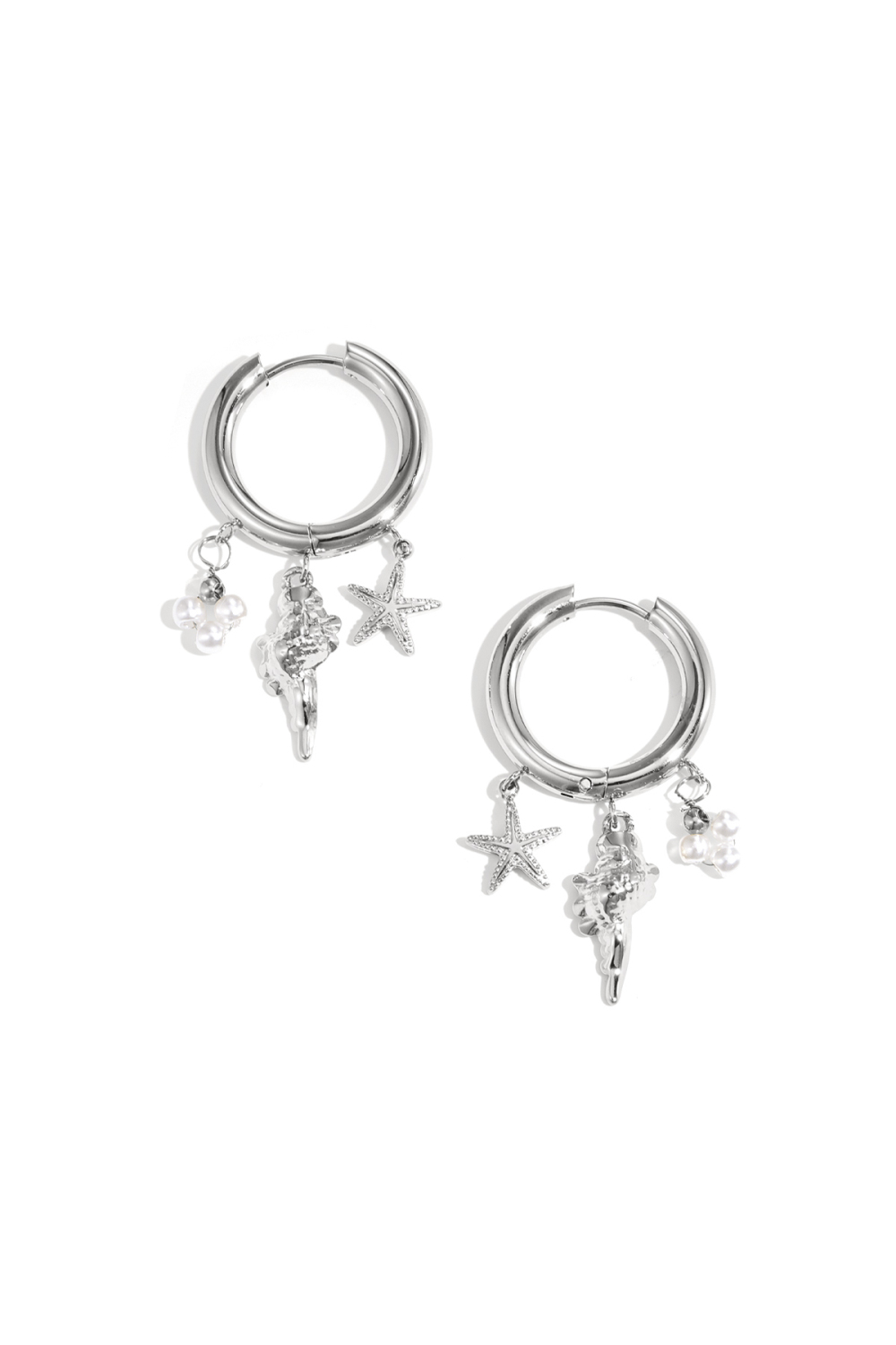 Boucles D'oreilles Vie Marine 