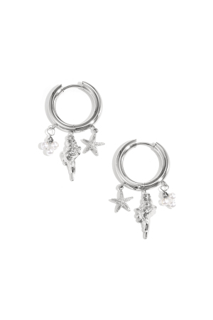 Boucles D'oreilles Vie Marine h5 